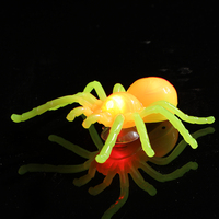 Shinyu — jouet électronique horreur-Halloween, vente en gros, araignée scintillante avec ventouse