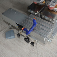 Machine d'impression à tampon pneumatique semi-automatique à deux couleurs avec imprimante à écran pour étiquettes et papier