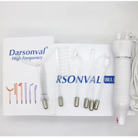 Appareil de soin de la peau professionnel Darsonval 2025, portable, haute fréquence, rayons rouges/violets, élimination de l'acné, galvanique, soin du visage