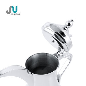 Nuovo Arrivo: Classica Caffettiera Turca Araba Dallah in Acciaio Inossidabile Ecologico, Prezzo all'Ingrosso con Etichetta Privata - Product Image 3