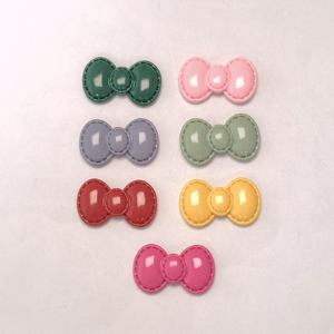 100 Uds Mini Kawaii <span class=keywords><strong>resina</strong></span> mariposa arco FlatBack cabujones álbum de recortes Diy uñas fiesta horquilla accesorios decoración del hogar artesanía - Product Image 2