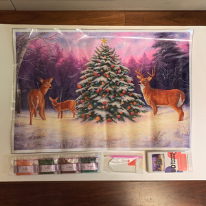 Peintures au diamant DIY, trois cerfs, arbre de Noël, décoration de la maison, artisanat de Noël, cadeau, jouets éducatifs <span class=keywords><strong>Montessori</strong></span>, <span class=keywords><strong>kit</strong></span> de <span class=keywords><strong>peinture</strong></span> au diamant - Product Image 3