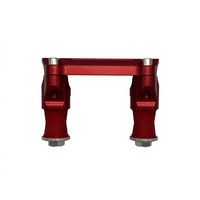 Collier de fixation de potence de direction en alliage d'aluminium rouge CNC de haute qualité pour moto FC250 SX125 – Support supérieur de rétrofit/amélioration