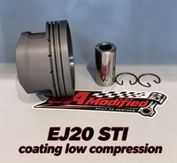Kit de pistons forgés en aluminium EJ20 STI 4032 avec revêtement phosphate pour modification de moteur turbo