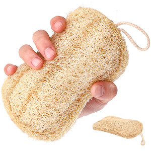 Loofah จาน Loofah สำหรับล้างจาน,จาน Loofah ทำจากฟองน้ำธรรมชาติ - Product Image 4