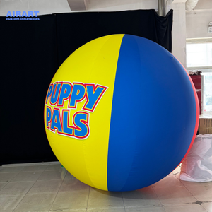 Bola colorida inflable a medida con logotipo impreso, bola inflable de actividad de escenario de fiesta de <span class=keywords><strong>circo</strong></span> para decoración colgante - Product Image 6