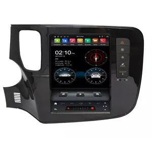 Android 11 Auto Dvd-Speler Voor Mitsubishi Outlander Tesla Screen Stijl Navigatie Radio Stereo Cd Paneel
