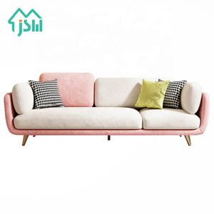 Nueva moda moderna niña muebles rosa, dos, tres asientos sofá apartamento - Product Image 6