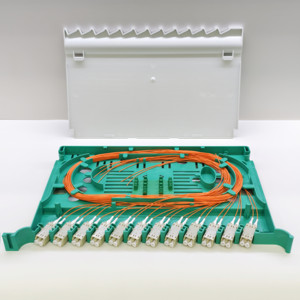 Cables de Fibra Óptica con Logotipo Personalizado, Longitud de Embalaje Personalizada, 12 en 1, 12 Hilos, Cable LC, Revestimiento Naranja LSZH - Product Image 6