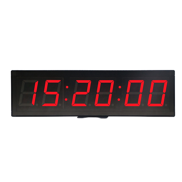 Ganxin LED Interval Timer Count Down/Up Clock Stopwatch with Remote for Home Gym Fitness 4 Inch Gym Timer
