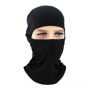 Maschera da sci all'ingrosso logo personalizzato maschera per il viso copertura per il viso stampata completa moto da sci cappuccio passamontagna antivento a 1 foro