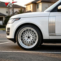 Jantes en alliage forgé 3 pièces polies à rebord riveté de 17, 18 et 20 pouces, 5x114.3 5x120, jantes de luxe pour Range Rover Cayenne G63 AMG