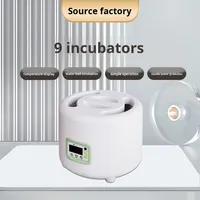 Fourniture directe d'usine nouvel incubateur de poulet à lit d'eau à double puissance incubateur à 9 œufs pour petit ménage canard oie rutine PP