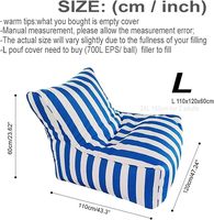 Housse de pouf flottante moderne pour piscine en oléfine, résistante aux UV et à l'eau, pour mobilier d'extérieur