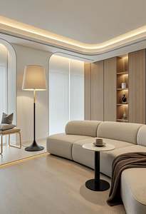 Customized Modern Skeleton Line Antique <b>Shoe</b> Cabinet Retro Walk-in <b>Wardrobe</b> Panel <b>for</b> Living Room and Bedroom Furniture - Product Image 2