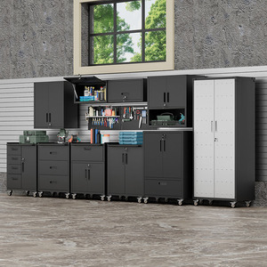 आधुनिक डिजाइन आयरन कैबिनेट 2-डोर मोबाइल स्टोरेज टूल कार्ट 4-व्हील भारी शुल्क वाणिज्यिक सैलून ट्रॉली जिम - Product Image 2