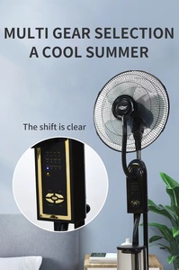 2025 tạo độ ẩm 16 inch quạt phun kính thiên văn di động lắc đầu quạt dọc tiếng ồn thấp mùa hè Quạt làm mát - Product Image 3