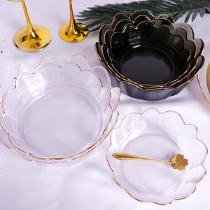 Ensemble de saladiers japonais en verre martelé gris fumé, style Phnom Penh, pour légumes et <span class=keywords><strong>salades</strong></span>, idéal pour les voyages - Product Image 3