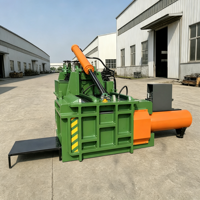 Presse à balles hydraulique horizontale pour métaux ferreux, compacteur de métaux robuste pour le recyclage des ferrailles de fer, d'acier, d'aluminium et de cuivre