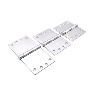 Bisagra de acero inoxidable de 4 pulgadas de grosor, herrajes de puerta ensanchados de alta resistencia para equipos industriales de hierro, 100x125mm - Product Image 5