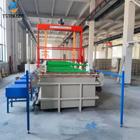 Machine de galvanoplastie semi-automatique pour le zinc, installation de galvanisation, machine de galvanoplastie et produits chimiques