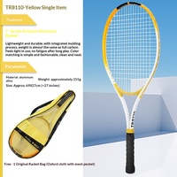 Raquette de tennis automatique pour entraînement individuel, en nylon léger et durable, pour adultes, entraînement en solo