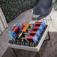 Divisor de Frecuencia de Cobre AR104, 2 Vías de Audio, 4 Agudos/Bajos, 8-10 Pulgadas, 350W, Red de Altavoces con Crossover Ajustable