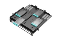 Solusi Pusat Data FTTH FTTB |   Panel Patch Konektor LC MPO/MDC 432 Core dengan Pigtail |   Kaset Modul yang Dapat Disesuaikan
