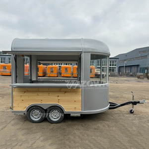 ZOWN Compact Customizable Mobile Street Food Trailer with Electric Traction for Outdoor Street Vending <b>Ice</b> Cream Candy Dessert - Product Image 4