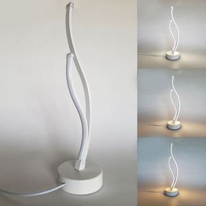 Luz de mesa de iluminación Simple para dormitorio moderno para estudiar lectura, lámpara de mesa nórdica para el cuidado de los ojos, luz giratoria Led - Product Image 1