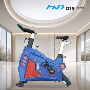 Bicicleta <span class=keywords><strong>de</strong></span> Ejercicio Vibrante con Transmisión por Correa Pro MND, Equipo <span class=keywords><strong>de</strong></span> Gimnasio para Cardio en Casa y Clases <span class=keywords><strong>de</strong></span> Fitness, Ideal para Propietarios <span class=keywords><strong>de</strong></span> Clubes - Product Image 1