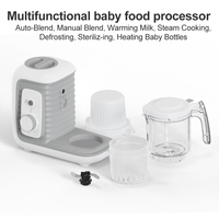 Baphiya Auto Cooking Self-Cleaning Baby Food Steamer & Puree Blender Pembuat Puree Sehat Buatan Rumah Bebas BPA 300W Garansi 1 Tahun