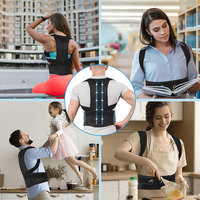 Soutien dorsal élastique de haute qualité Accolade de soutien dorsal confortable et durable