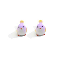 Nouveau lot de 100 figurines de pigeons, perroquets et oiseaux pour maison de poupée, miniatures mignonnes pour jardin féerique, gnome, mousse, terrarium, décoration, artisanat, fournitures de bricolage