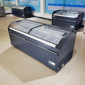 2.5m 미니 가슴 냉동고 도어 교체 가슴 냉장고 및 냉동고 스틸 탑 슈퍼마켓 수평 냉동고 - Product Image 5