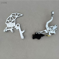 Repose-pieds et pédale de frein usinés CNC en aluminium anodisé 6061AL, pour usage en course, pour Surron Ultra Bee Motocross