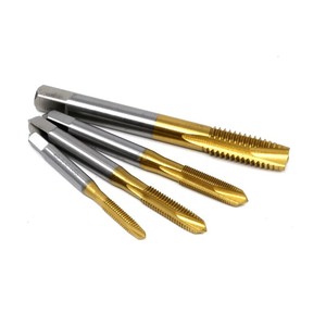 Tarauds en spirale en titane plaqué Esk 8-32 10-24 1/4 3/8 5/16 7/16 pour métaux non ferreux Centre d'usinage CNC - Product Image 4