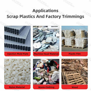 Broyeur de bouteilles en plastique à arbre unique Broyeur de sacs en plastique PP PE tissé en film Jumbo en cuir déchiqueteuse à un arbre - Product Image 6