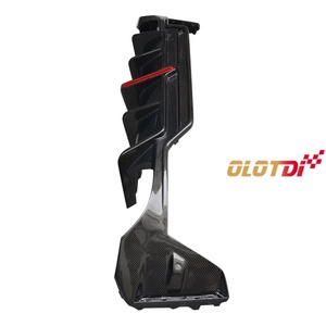 Carbon Fiber Rear Bumper <b>Lip</b> Diffuser for BMW 3 Series G20 G21 LCI M Tech FIns Spoiler Winglet <b>Splitters</b> 2020+ Auto Tuning - Product Image 5