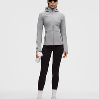 Veste de sport pour femme, coupe ajustée, grande taille, écologique, avec logo, confortable, style motard