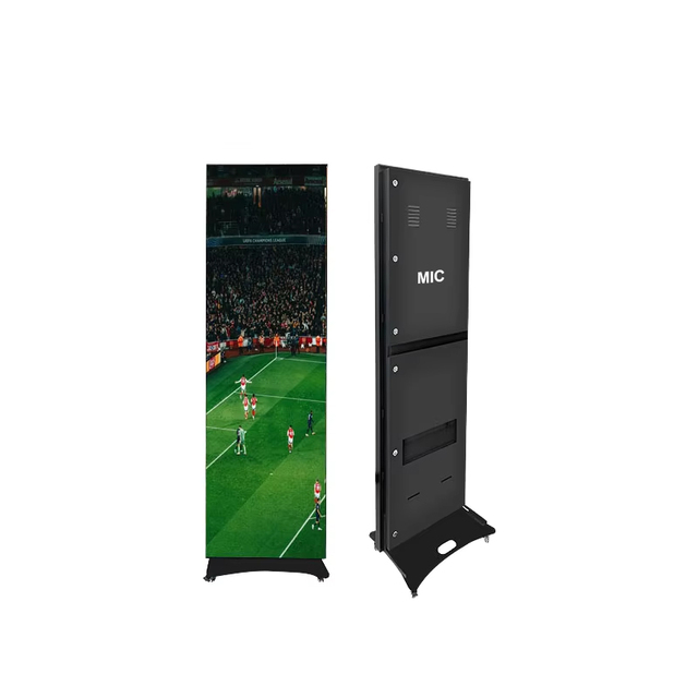 P1.2 P1.5 P1.8 P2.0 P2.5  Portable Floor Standing Indoor Movable Intelligent Foldable LED Advertising Screen