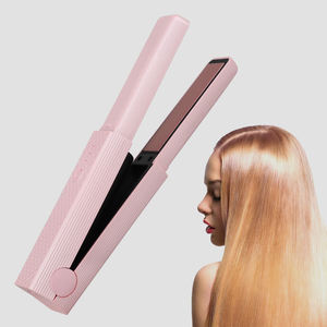 เครื่องหนีบผมมินิแบบไร้สายจากเกาหลี พร้อมแผ่นหนีบผมลอน - Product Image 6