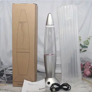 맞춤형 Led 베스트 셀러 도매 로켓 모양 고품질 용암 램프 USB 거실 자동차 책상 빛나는 Led 야간 조명