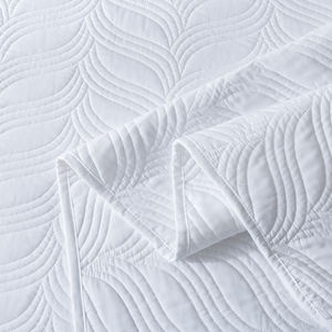 Lüks otel 3 adet yatak pamuk boyama düz renk işlemeli kapitone <span class=keywords><strong>Patchwork</strong></span> yaz yorgan yatak örtüsü yatak örtüsü seti - Product Image 6