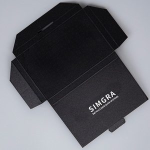 Tùy chỉnh in logo màu đen các tông sóng thùng carton hộp bưu phẩm gấp Hộp quà tặng cho đồ lót ngắn - Product Image 1