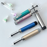 Stylo de distribution de dose en verre réutilisable en gros, avec capuchon métallique, multicolore, compatible cartouche 3ml, ODM OEM