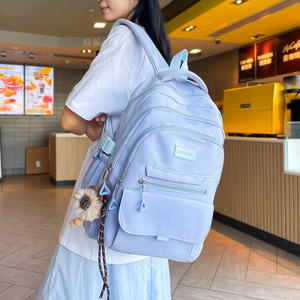 Wholesale Custom Oxford Student School <b>Backpack</b> High Quality Durable New Fashion Outdoor Travel Casual <b>Light</b> <b>Weight</b> Water-Proof - Product Image 3