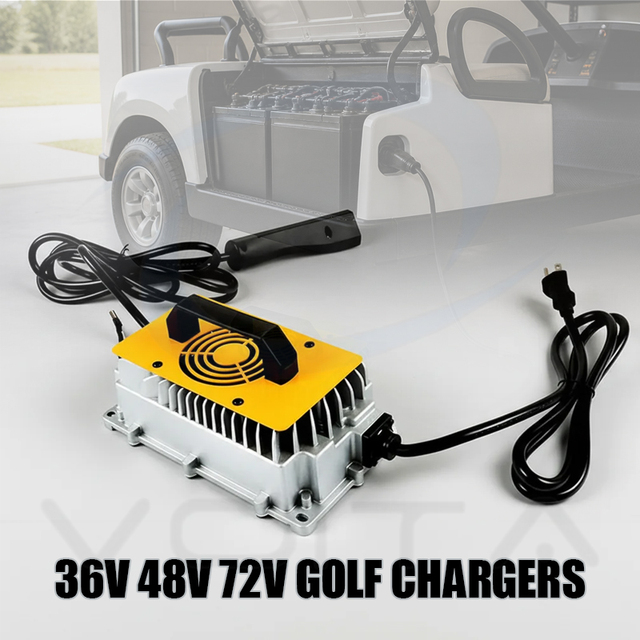 VT-QA750A Waterproof IP65 Smart Battery Charger 48V 15A 36V 20A 24V 25A 60V 12A 72V 10A for Golf Cart E-Bike CE FCC