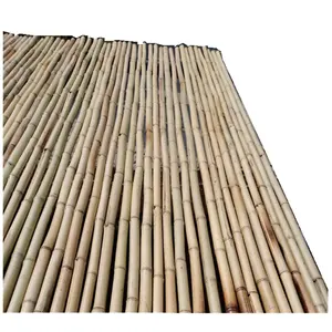 20mm cheap straightness natural materials roll bamboo fence panels for garden