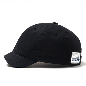 Gorra de Béisbol 9ZANVLO Negra de Algodón, 6 Paneles, Ajustable, Unisex, Estilo Casual, Color Sólido, Acabado Lavado, Logotipo en la Parte Trasera - Product Image 1